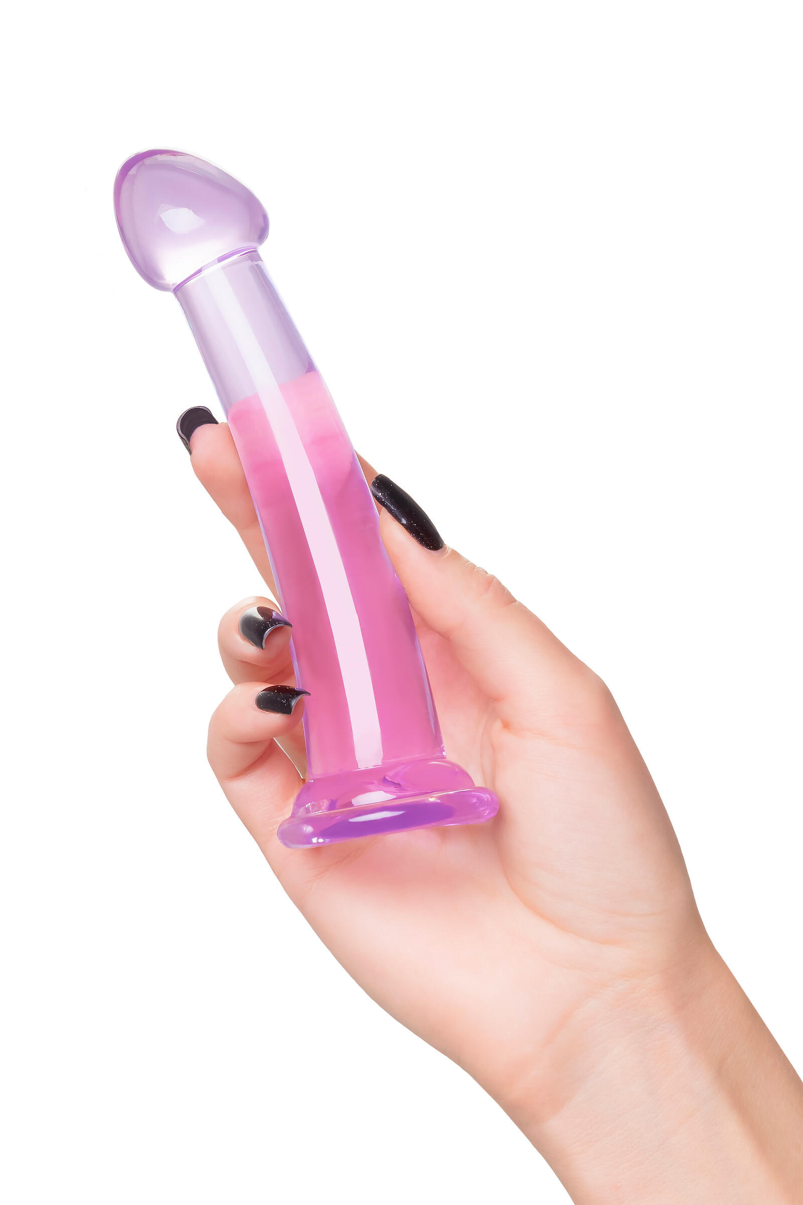 Фаллоимитатор Toyfa Jelly Dildo S на присоске 15.5 см, фиолетовый