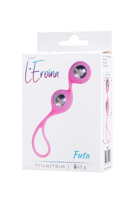 Вагинальные шарики L'Eroina Futa, розовые от IntimShop