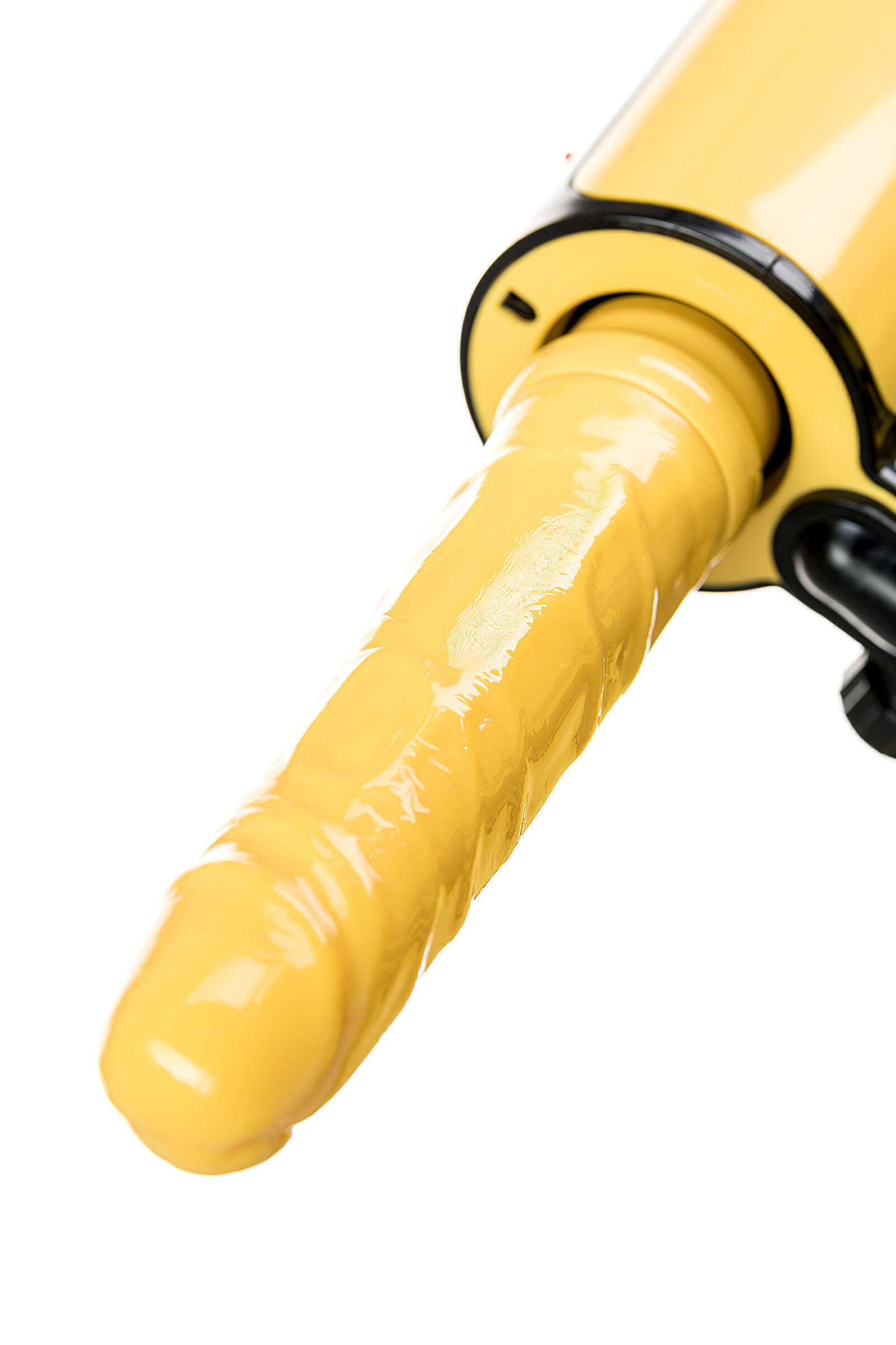 Секс-машина с пультом ДУ Toyfa MotorLovers F*ckBag, желтый