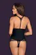Боди Obsessive Chiccanta teddy crotchless, Чёрный, S/M