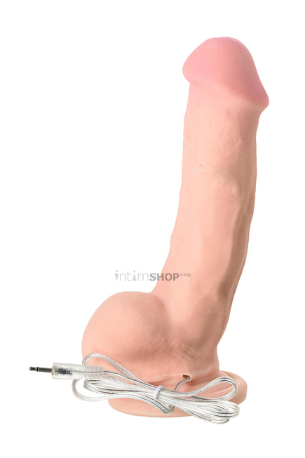 Реалистичный вибратор с пультом Toyfa RealStick Harvey, телесный, 20 см - фото 3