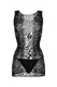 Мини-платье сетка и трусики-стринги Candy Girl Vivian OS, черное