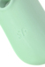Вакуумный стимулятор клитора с вибрацией Satisfyer Pro To Go 2, зелёный