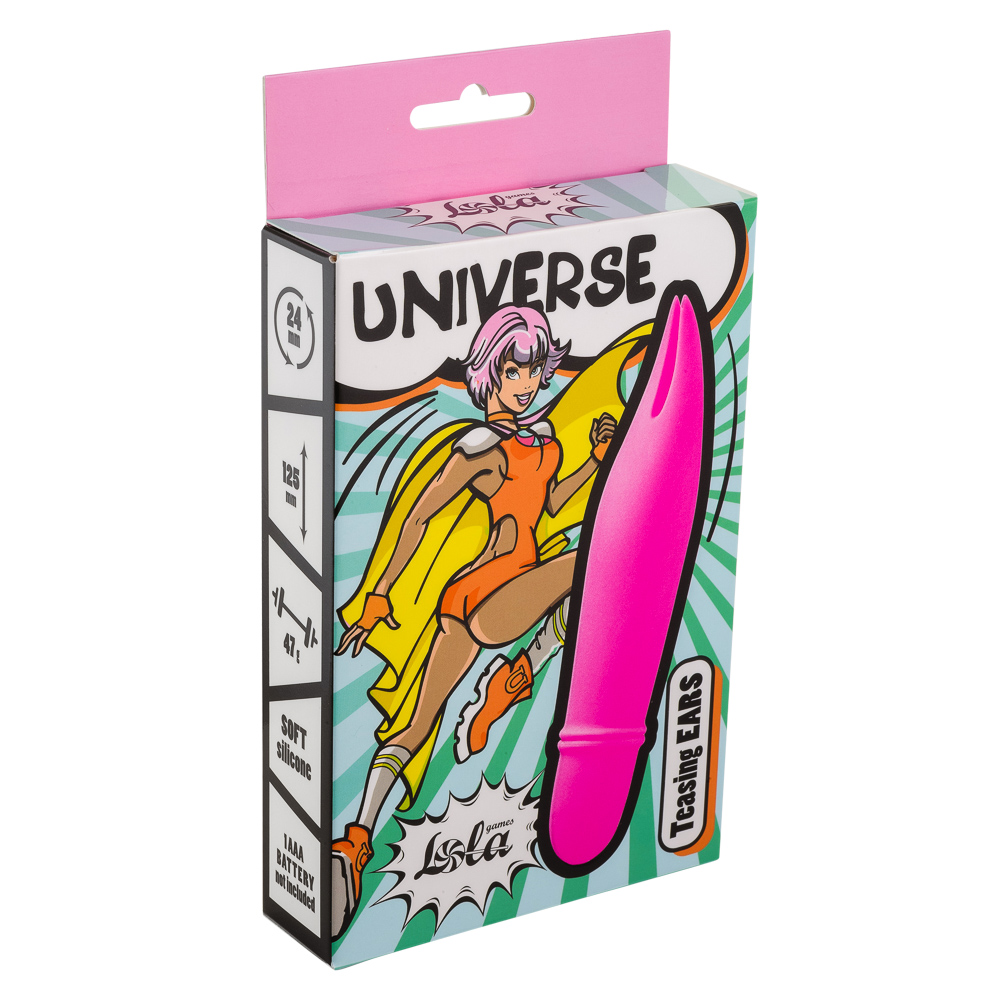 Вибростимулятор Lola Toys Universe Teasing Ears, розовый