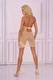 Сорочка LivCo Corsetti Fashion LC 90609 Vannas koszula, Бежевый, S/M