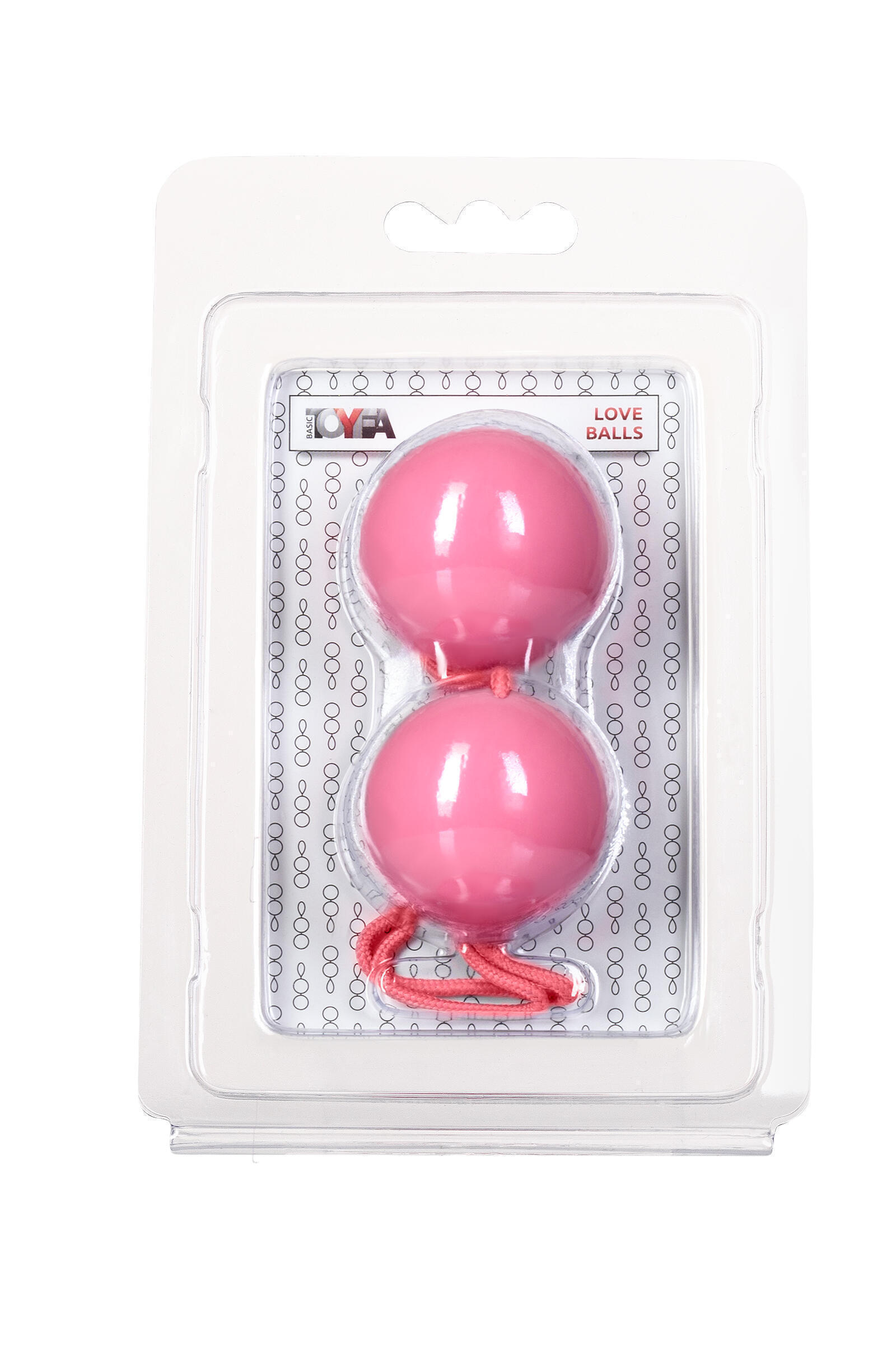 Вагинальные шарики Toyfa Love Balls, розовый