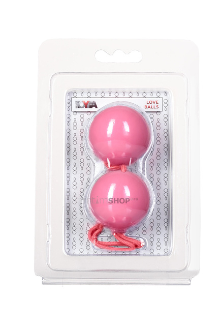 Вагинальные шарики Toyfa Love Balls, розовый от IntimShop