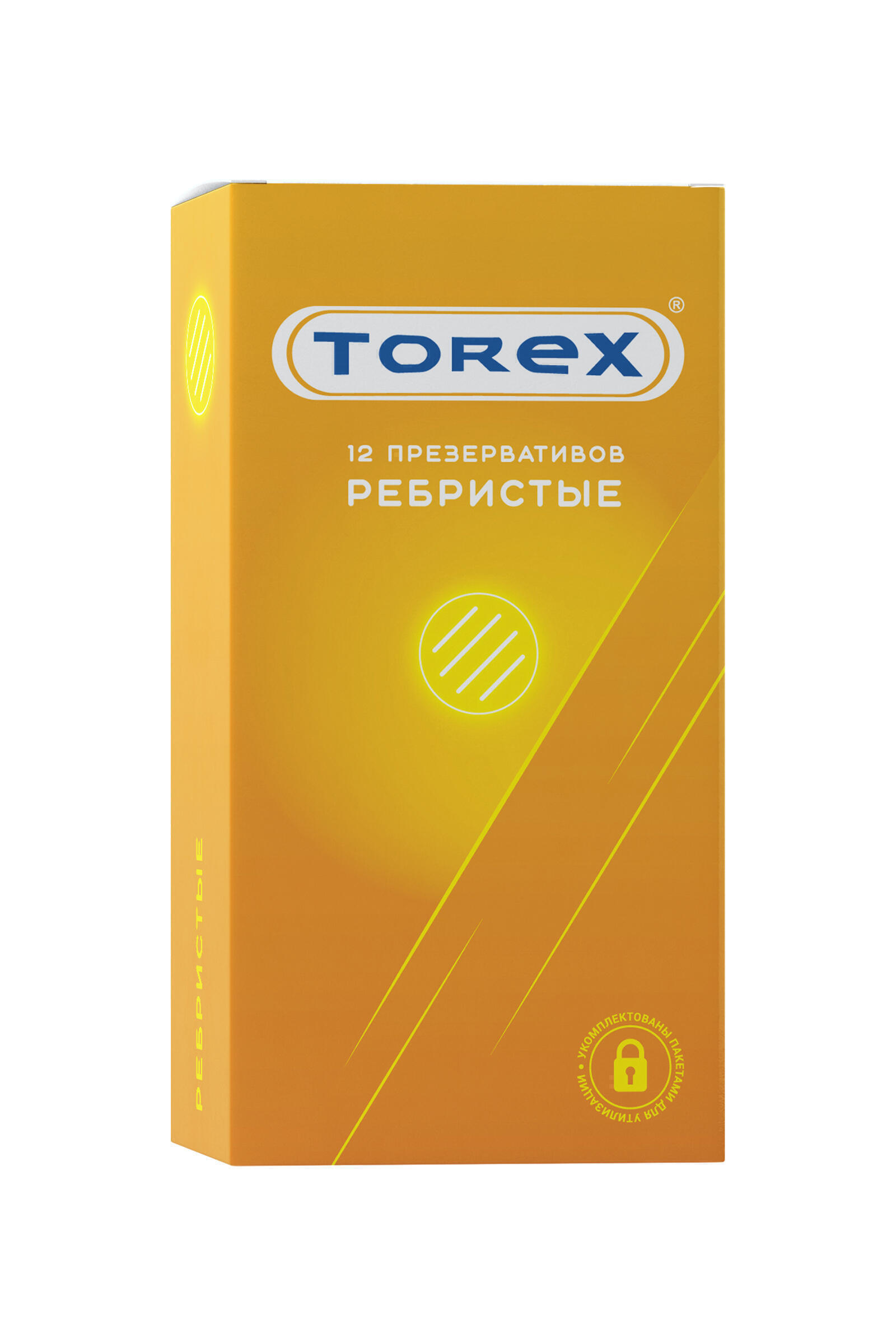 Презервативы ребристые Torex №12