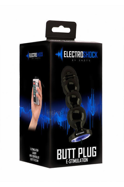 Анальная пробка с электростимуляцией Bold Butt Plug Shots Electroshock от IntimShop