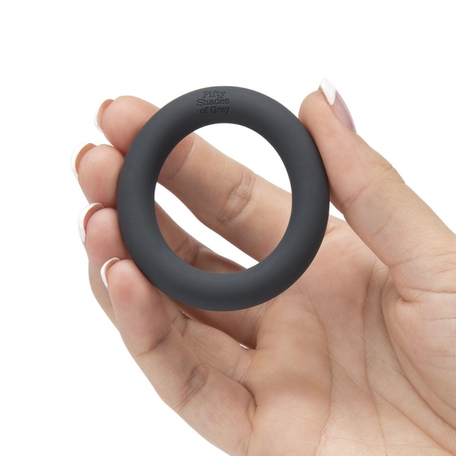 

Эрекционное кольцо A Perfect O-Fifty Shades of Grey Silicone Cock Ring, черный