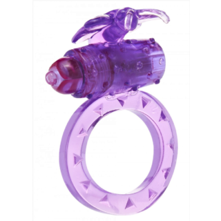 Эрекционное виброкольцо Toy Joy Flutter-Ring, фиолетовый