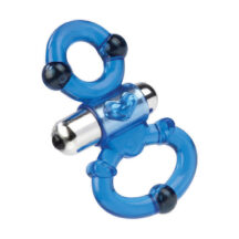 Эрекционное Кольцо с Вибрацией Magnetic Power Ring Dual Blue