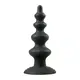 Анальная елочка Easytoys Beaded Cone EDC Collections, черный