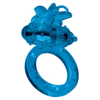 Эрекционное виброкольцо Toy Joy Flutter-Ring, синий