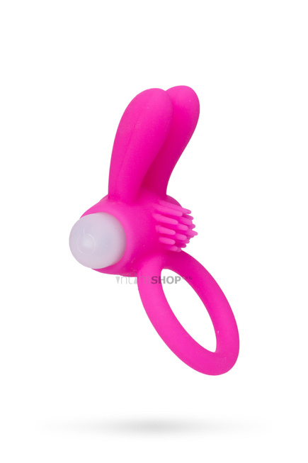 Виброкольцо Toyfa A-Toys, розовое - фото 3