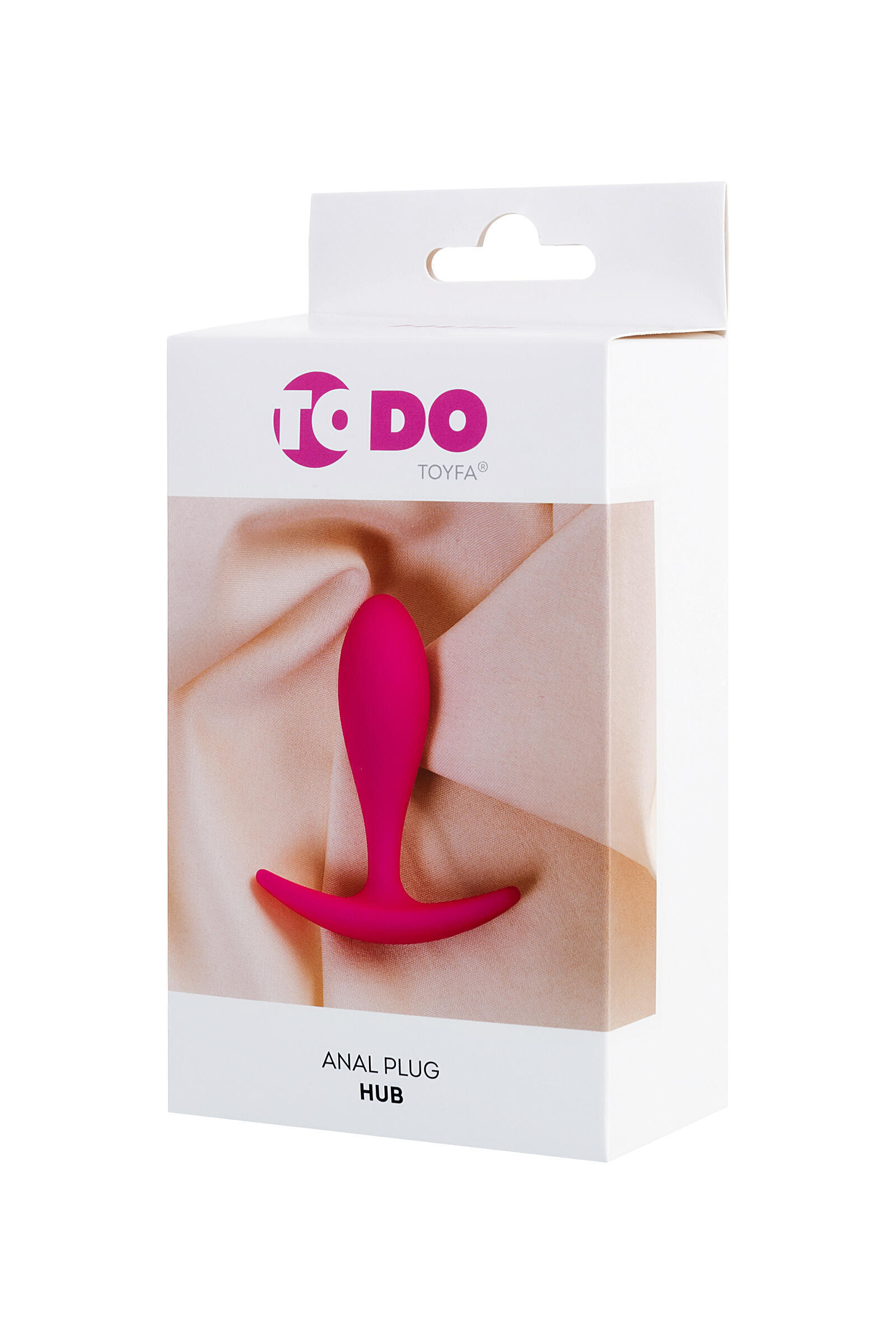 Анальная пробка для ношения ToDo by Toyfa Hub, розовая