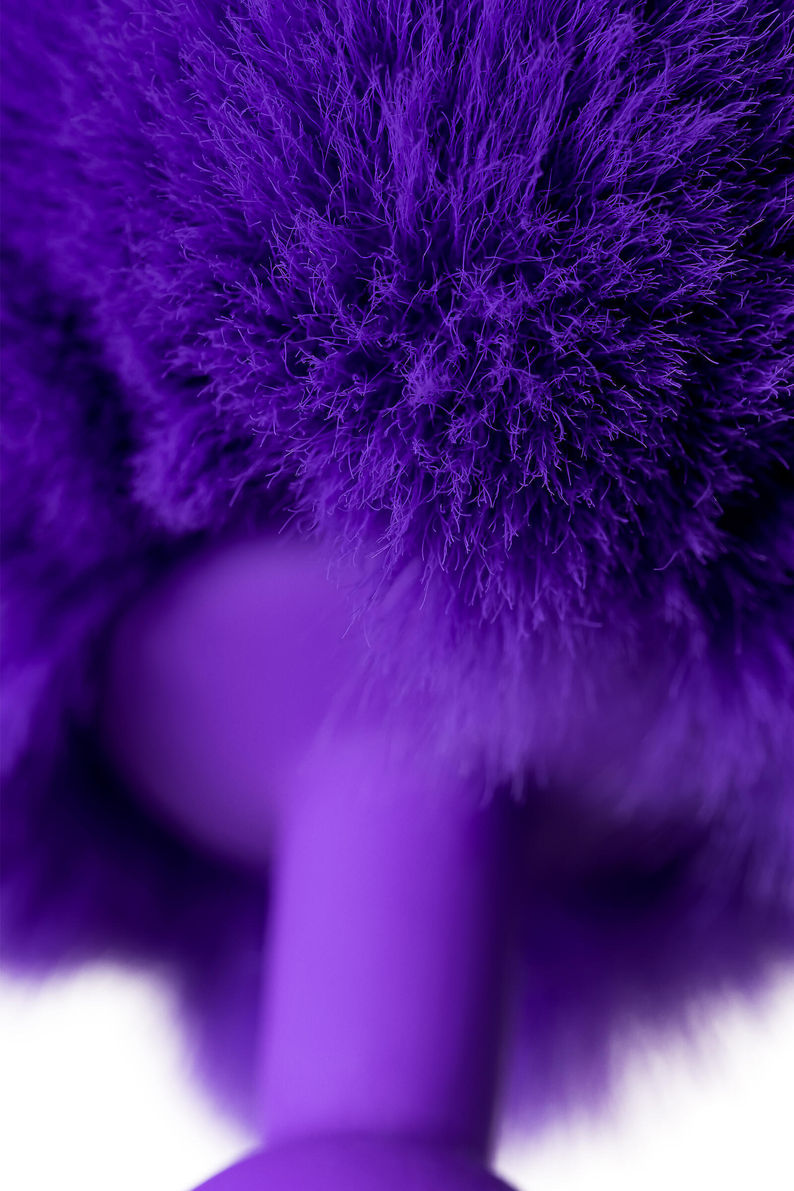 Анальная пробка с хвостом Toyfa ToDo Sweet bunny, фиолетовый