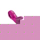 Пульсатор-кролик с вибрацией Fun Factory Bi Stronic Embrace, малиновый