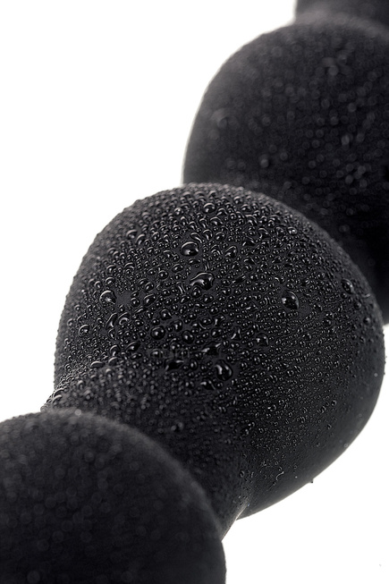Анальная цепочка Toyfa A-Toys с вибрацией, 32,7 см, черный от IntimShop