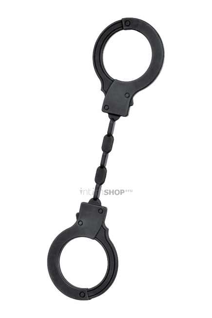 фото Силиконовые наручники A-Toys by TOYFA, силикон, черные, 33 см