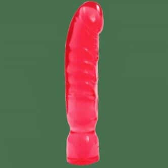 Фаллоимитатор Doc Johnson Crystal Jellies Big Boy 29.2 см, розовый