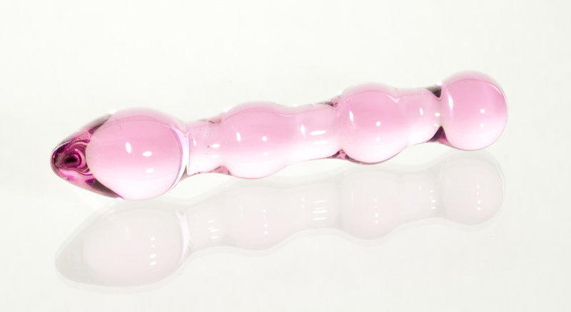 Фаллоимитатор двухсторонний Sexus Glass, розовый