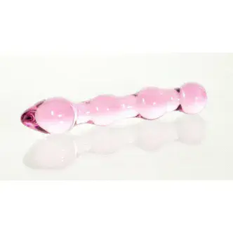Фаллоимитатор двухсторонний Sexus Glass, розовый