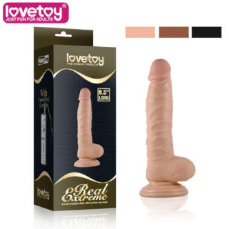 Фаллоимитатор LoveToy Real Extreme Large, телесный 22 см