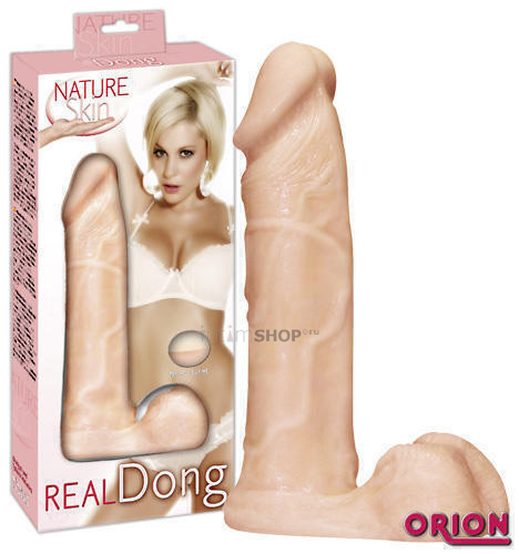 Фаллоимитатор Orion Nature Skin Real Dong, телесный от IntimShop