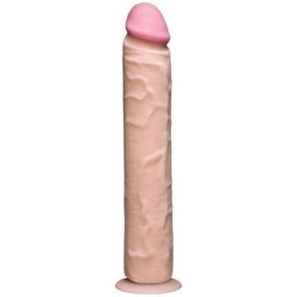 Фаллоимитатор реалистик Doc Johnson The Realistic® Cock with balls 12”, телесный