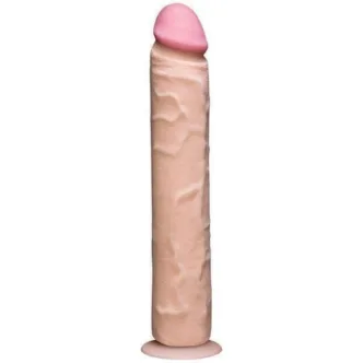 Фаллоимитатор реалистик Doc Johnson The Realistic® Cock with balls 12”, телесный