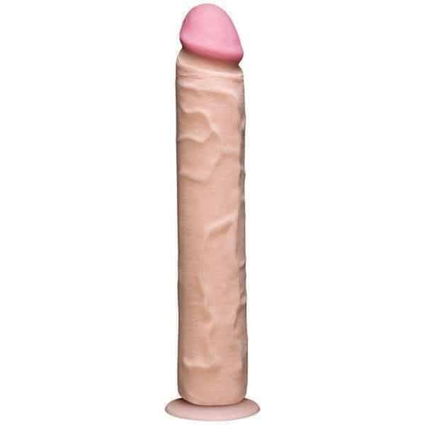 Фаллоимитатор реалистик Doc Johnson The Realistic® Cock ULTRASKYN™ with balls 12”, телесный
