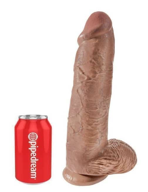 Фаллоимитатор реалистик на присоске PipeDream King Cock Cock with Balls, телесный