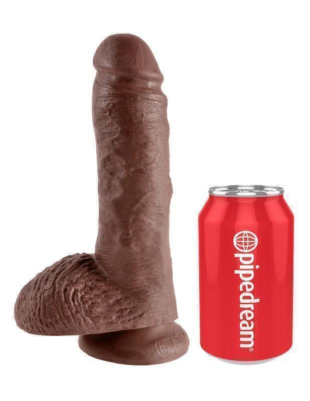 Фаллоимитатор PipeDream King Cock 22.9 см, коричневый