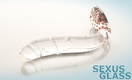 Фаллоимитатор Sexus Glass 17.5 см, бесцветный