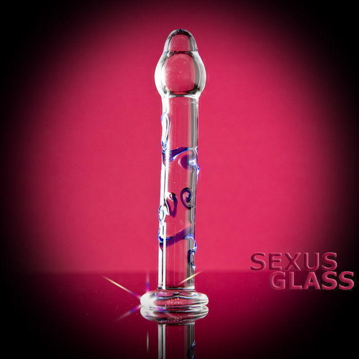 Фаллоимитатор Sexus Glass, прозрачный