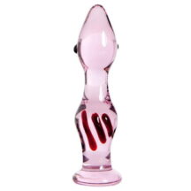 Розовый фаллоимитатор Sexus Glass, розовый