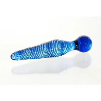 Фаллоимитатор Sexus Glass, синий