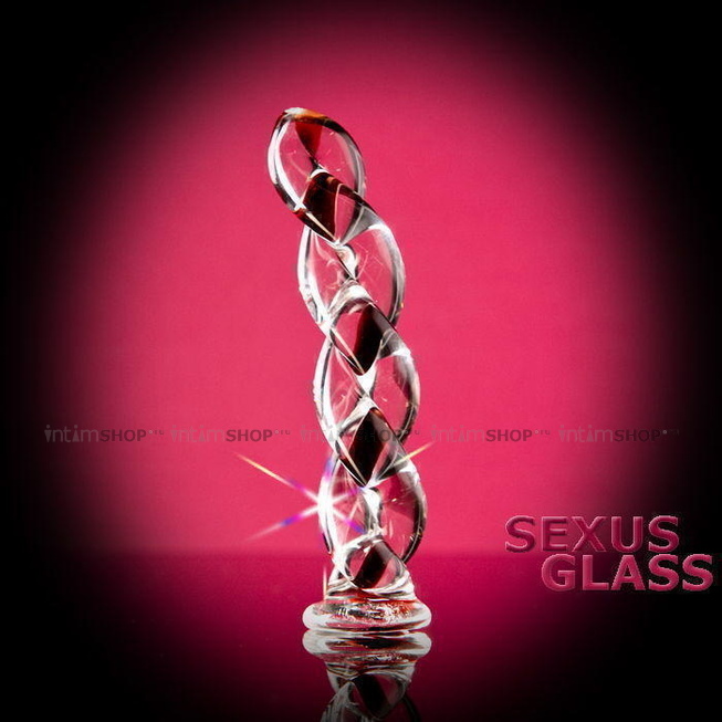 Анальная ёлочка Sexus Glass, бесцветная - фото 10