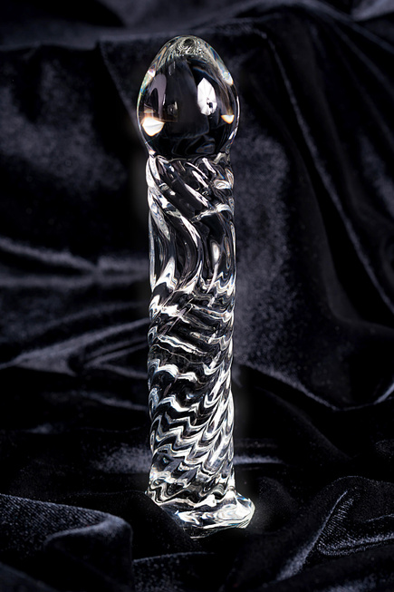 Фаллоимитатор Sexus Glass ребристый, бесцветный, 16,5 см - фото 9