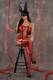 Боди LivCo Corsetti Fashion LC 17132 Almas bodystocking Red, Красный, S/M/L