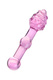 Фаллоимитатор Sexus Glass двусторонний, розовый, 17 см