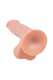 Фаллоимитатор с подвижной кожей и фиксацией формы Toyfa RealStick My BabeMy Treasure 18.5 см, телесный