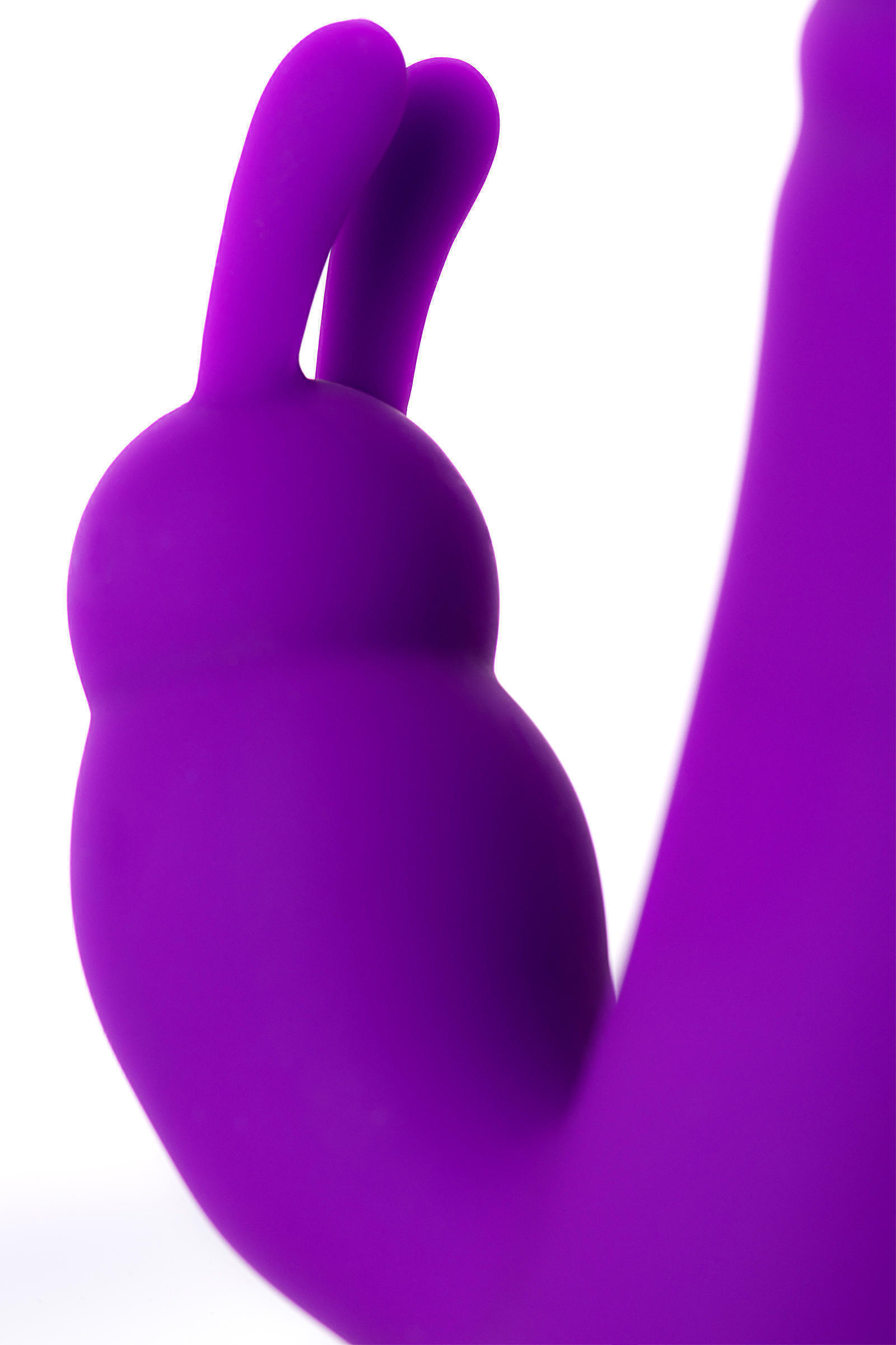Вибратор c клиторальным стимулятором с пульсирующими шариками Jos Taty, фиолетовый
