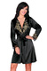 Пеньюар LivCo Corsetti Fashion Natasha szlafrok L/XL, чёрный