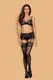 Комплект Obsessive Конти c широким поясом на шнуровке, S/M