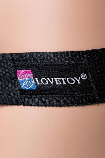 Страпон LoveToy с поясом Harness, с 2 насадками, телесный - фото 6