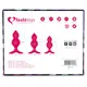 Набор анальных пробок FeelzToys Bibi Twin Butt Plug, розовый 