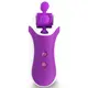Клиторальный вибростимулятор FeelzToys Clitella с насадками, фиолетовый 