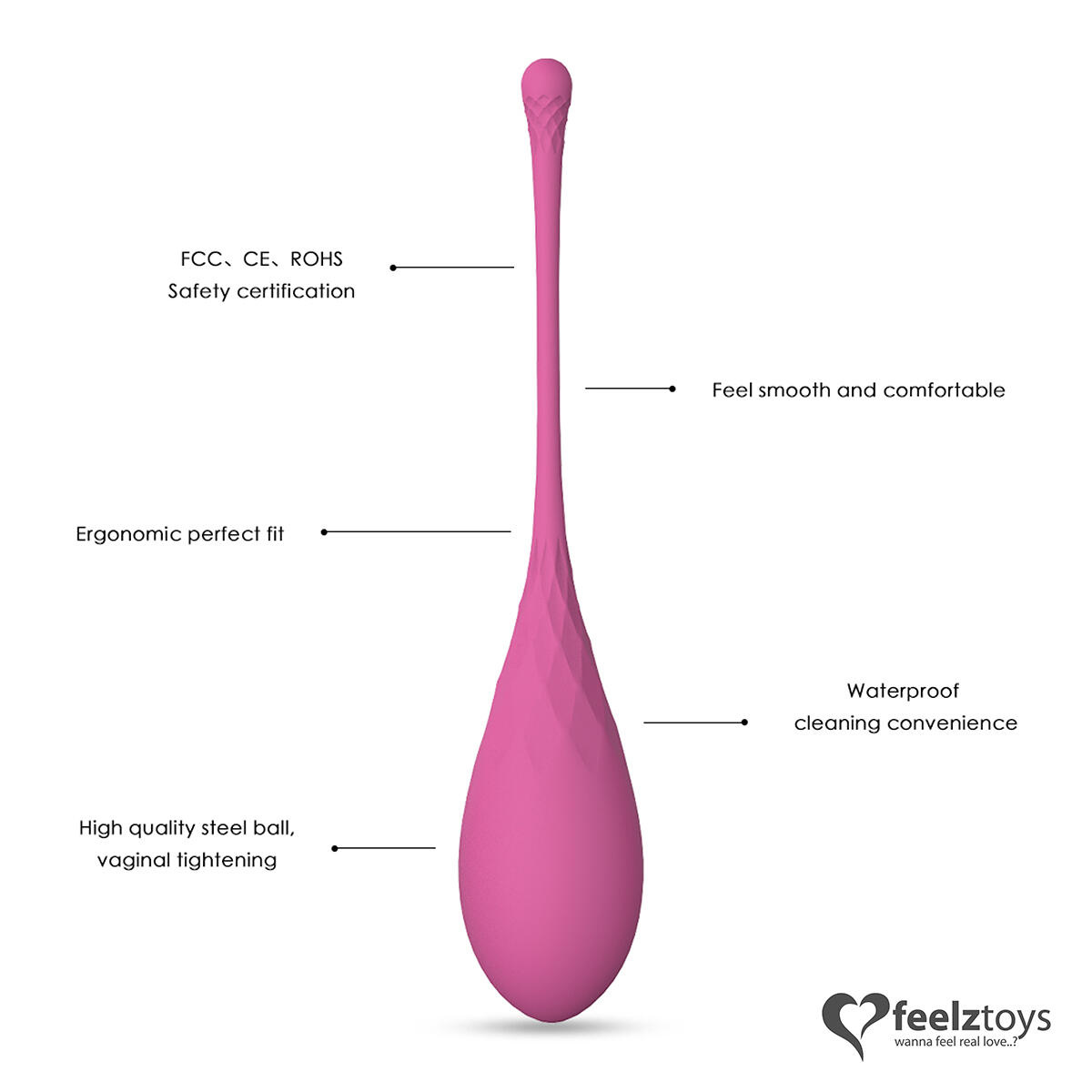 Набор вагинальных шариков FeelzToys FemmeFit Pelvic Muscle, 6 шт